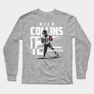 Nico Collins Houston Player Name Long Sleeve T-Shirt